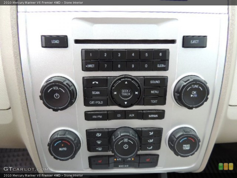 Stone Interior Controls for the 2010 Mercury Mariner V6 Premier 4WD #70361715