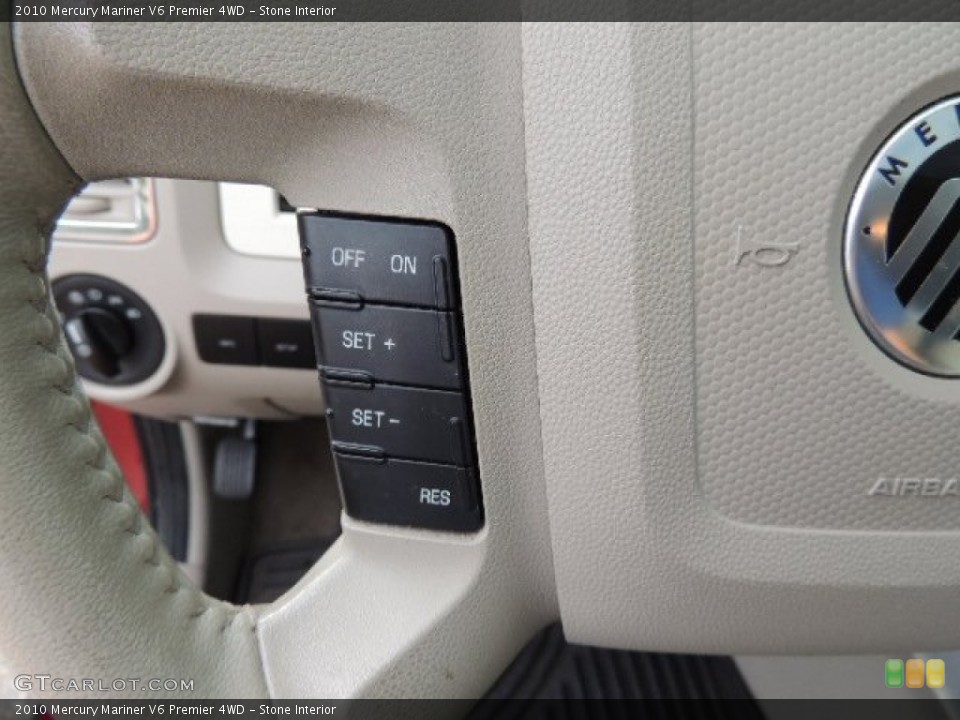 Stone Interior Controls for the 2010 Mercury Mariner V6 Premier 4WD #70361742