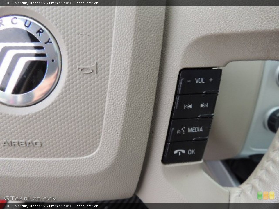 Stone Interior Controls for the 2010 Mercury Mariner V6 Premier 4WD #70361751