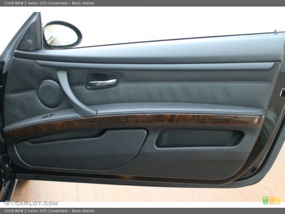 Black Interior Door Panel for the 2008 BMW 3 Series 335i Convertible #70363320