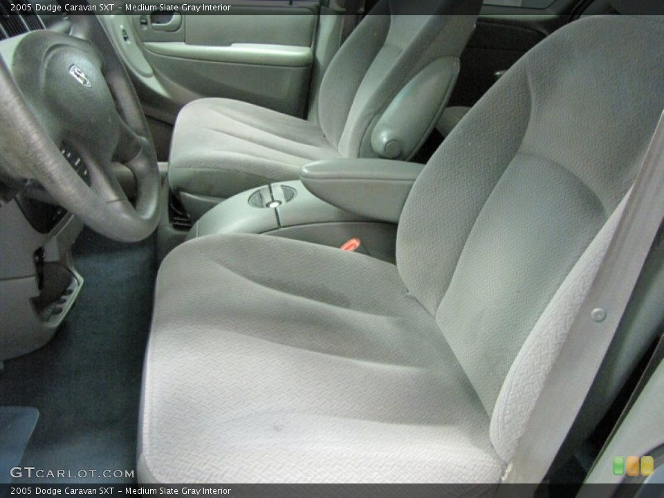 Medium Slate Gray Interior Front Seat for the 2005 Dodge Caravan SXT #70363608