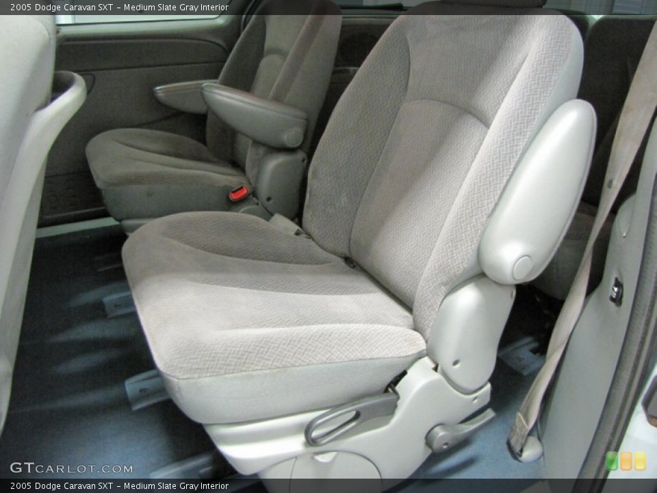 Medium Slate Gray Interior Rear Seat for the 2005 Dodge Caravan SXT #70363614