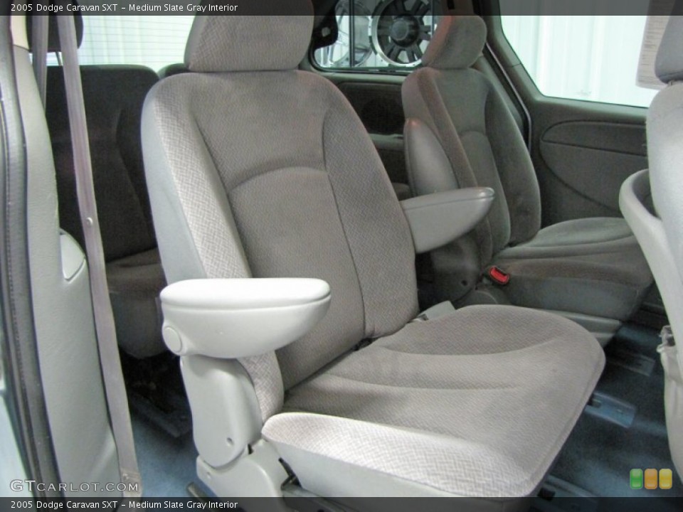 Medium Slate Gray Interior Rear Seat for the 2005 Dodge Caravan SXT #70363638