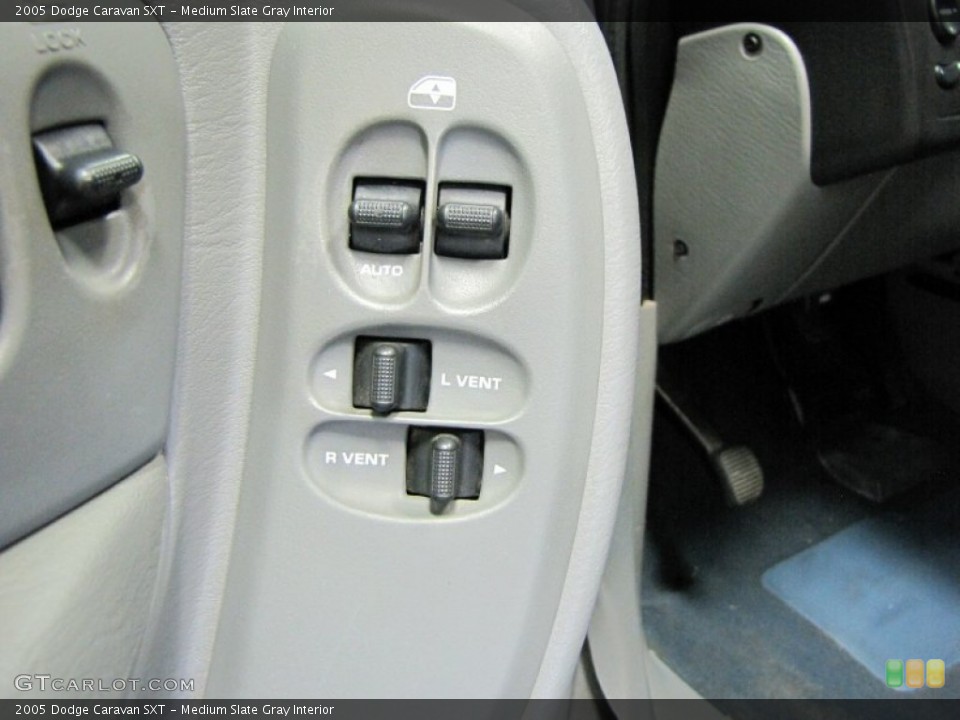 Medium Slate Gray Interior Controls for the 2005 Dodge Caravan SXT #70363665