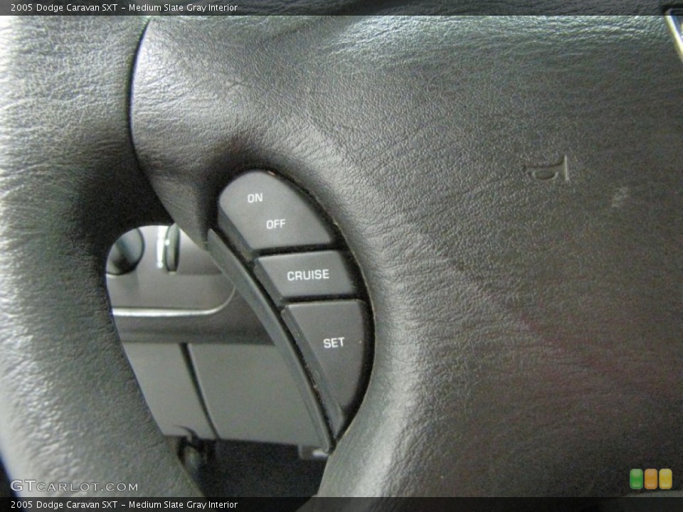 Medium Slate Gray Interior Controls for the 2005 Dodge Caravan SXT #70363692