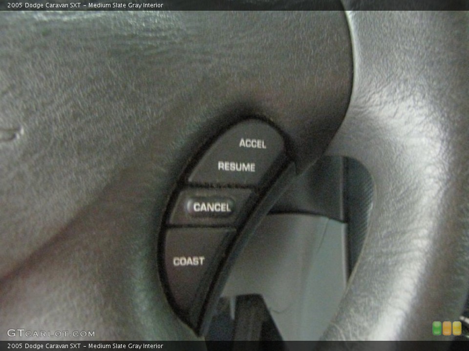 Medium Slate Gray Interior Controls for the 2005 Dodge Caravan SXT #70363699