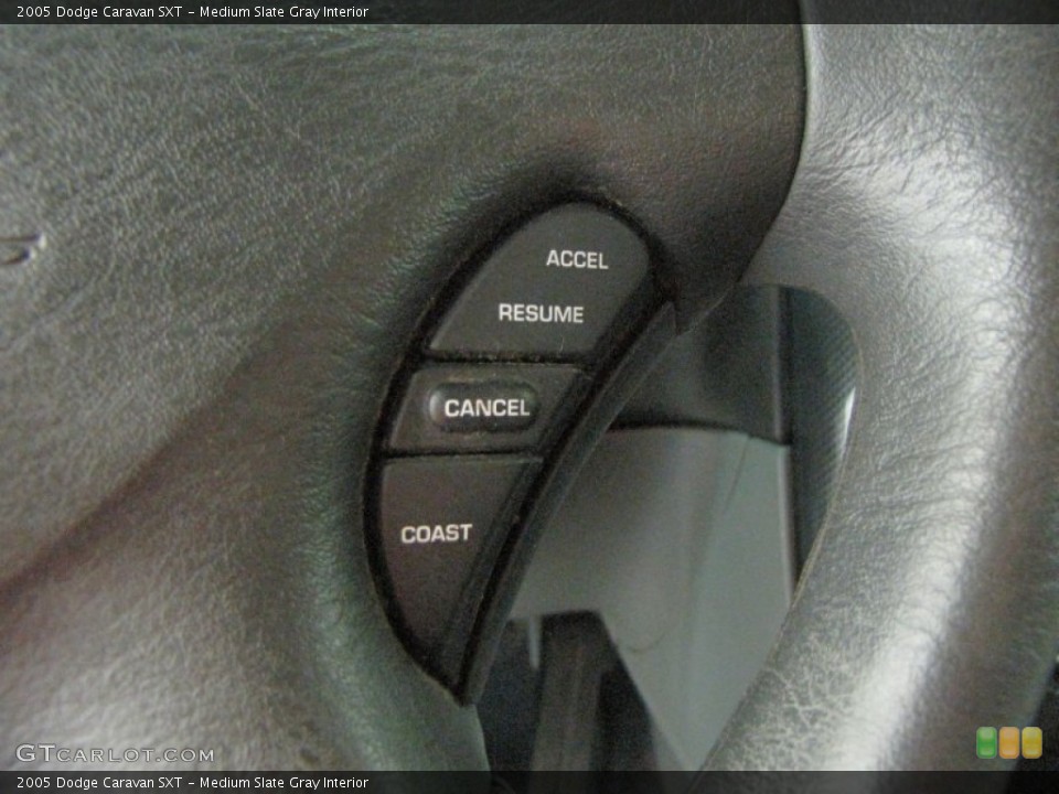 Medium Slate Gray Interior Controls for the 2005 Dodge Caravan SXT #70363708