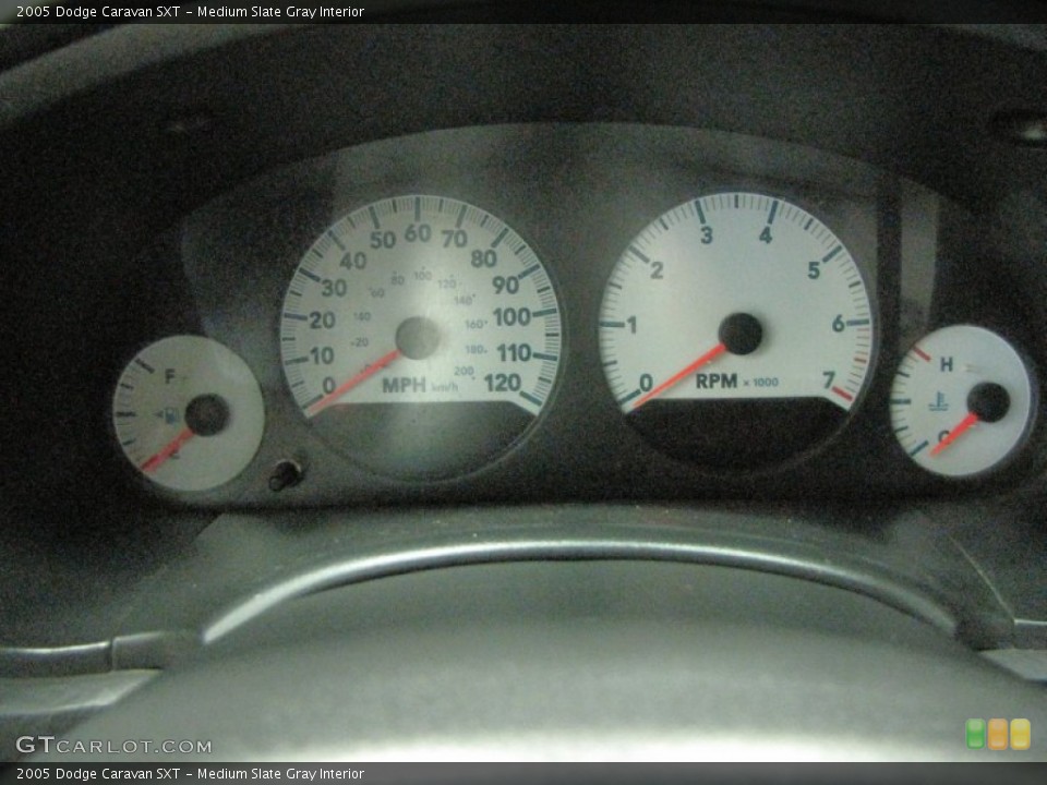 Medium Slate Gray Interior Gauges for the 2005 Dodge Caravan SXT #70363728