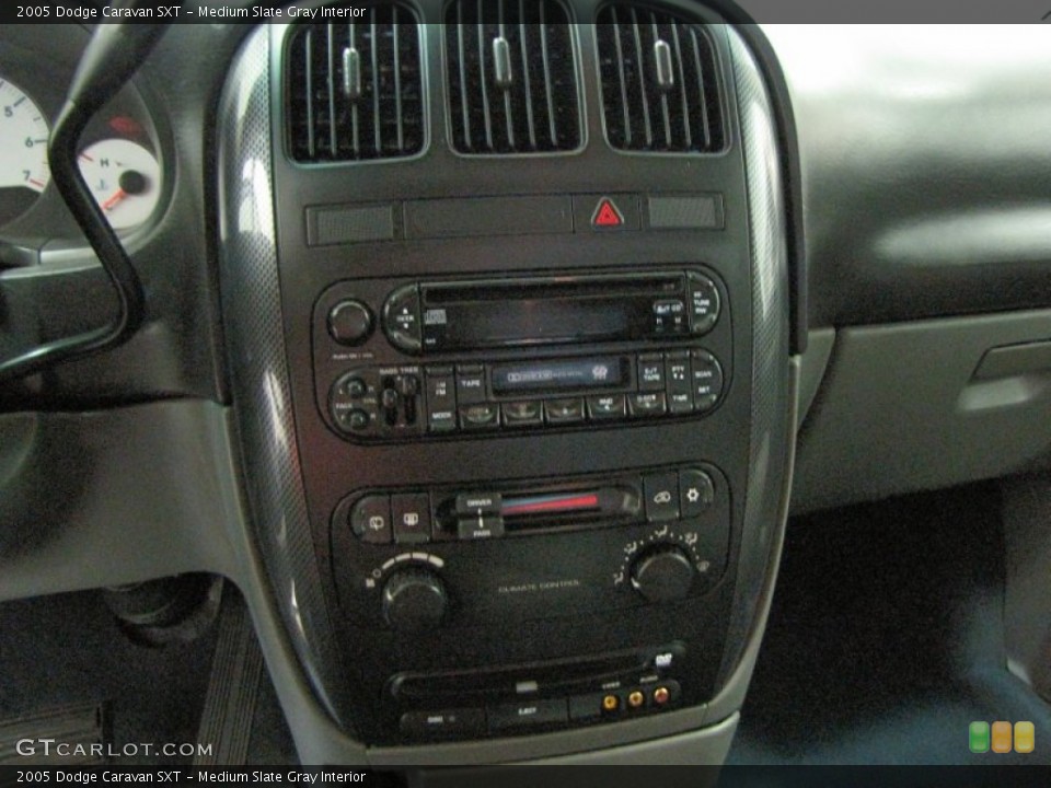 Medium Slate Gray Interior Controls for the 2005 Dodge Caravan SXT #70363743