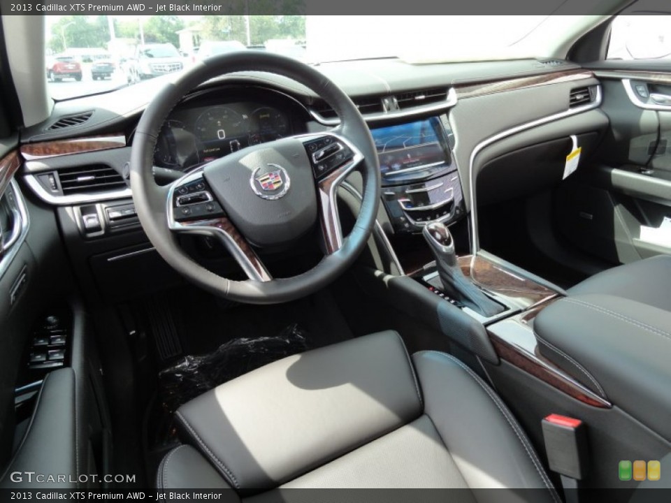 Jet Black Interior Prime Interior for the 2013 Cadillac XTS Premium AWD #70364448