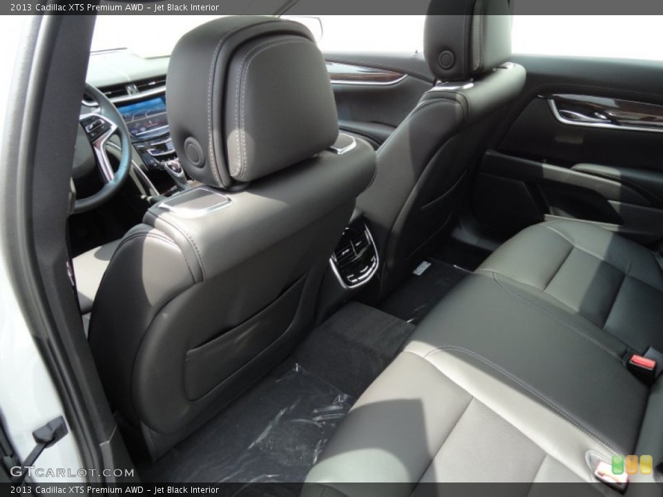 Jet Black Interior Rear Seat for the 2013 Cadillac XTS Premium AWD #70364457