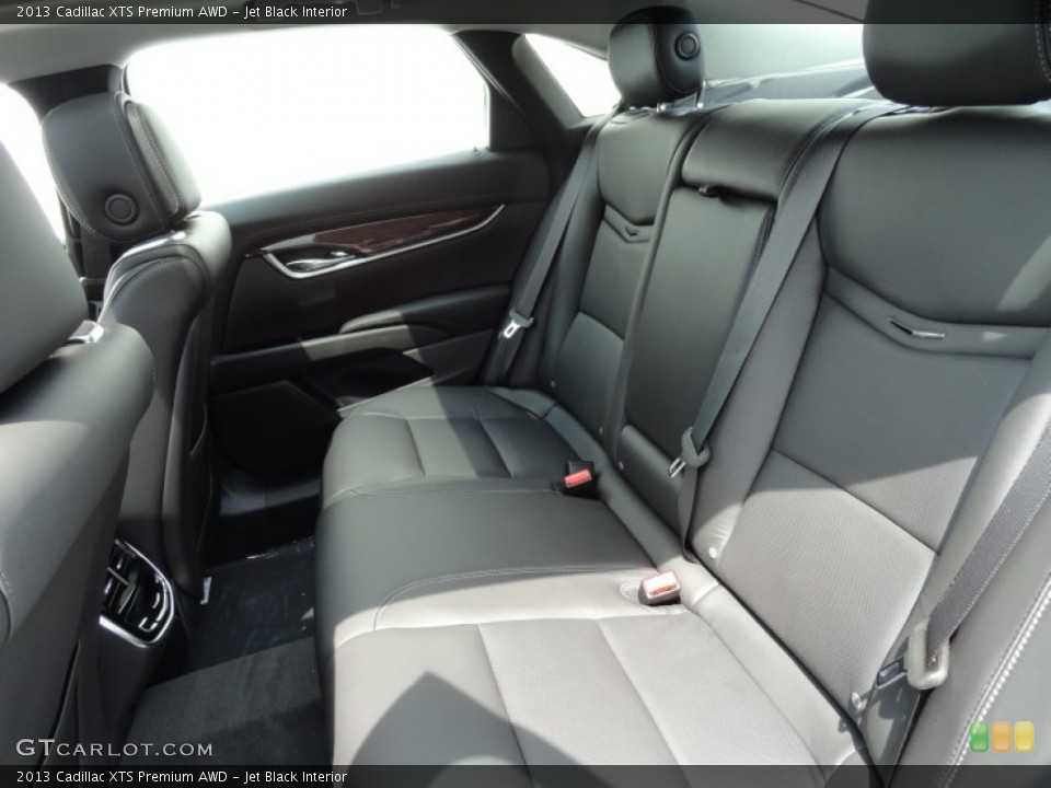 Jet Black Interior Rear Seat for the 2013 Cadillac XTS Premium AWD #70364467