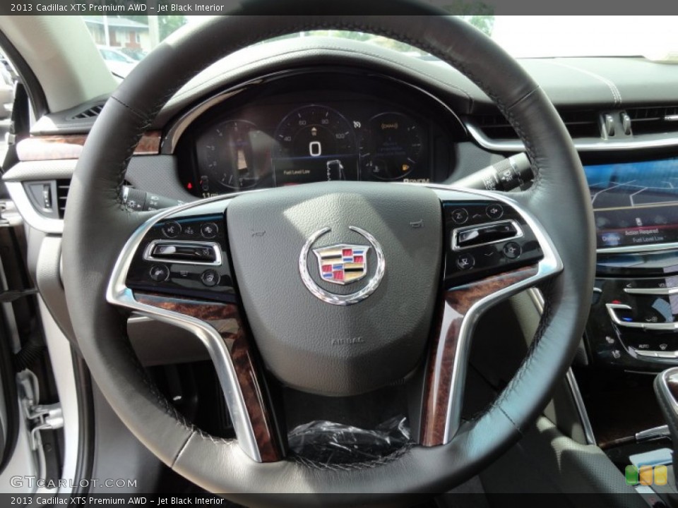 Jet Black Interior Steering Wheel for the 2013 Cadillac XTS Premium AWD #70364532