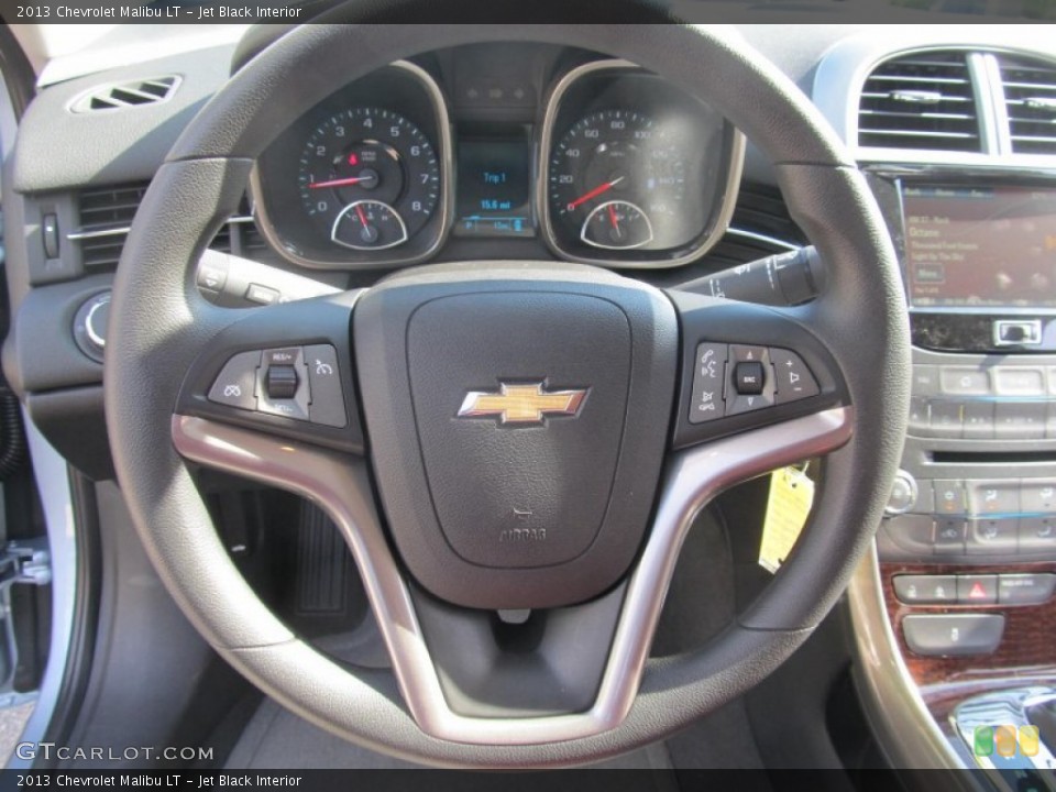 Jet Black Interior Steering Wheel for the 2013 Chevrolet Malibu LT #70365084