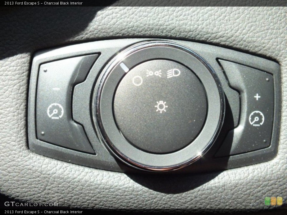 Charcoal Black Interior Controls for the 2013 Ford Escape S #70365117
