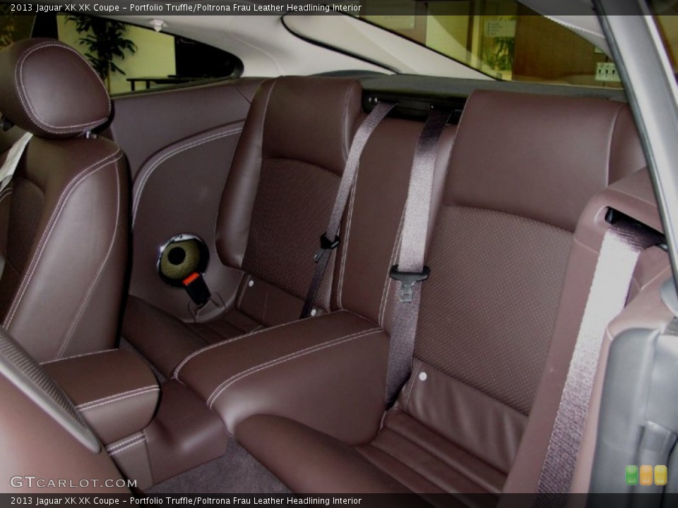 Portfolio Truffle/Poltrona Frau Leather Headlining Interior Rear Seat for the 2013 Jaguar XK XK Coupe #70369452