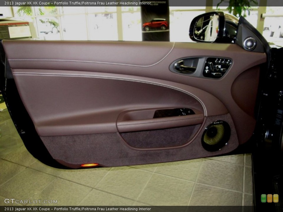 Portfolio Truffle/Poltrona Frau Leather Headlining Interior Door Panel for the 2013 Jaguar XK XK Coupe #70369479