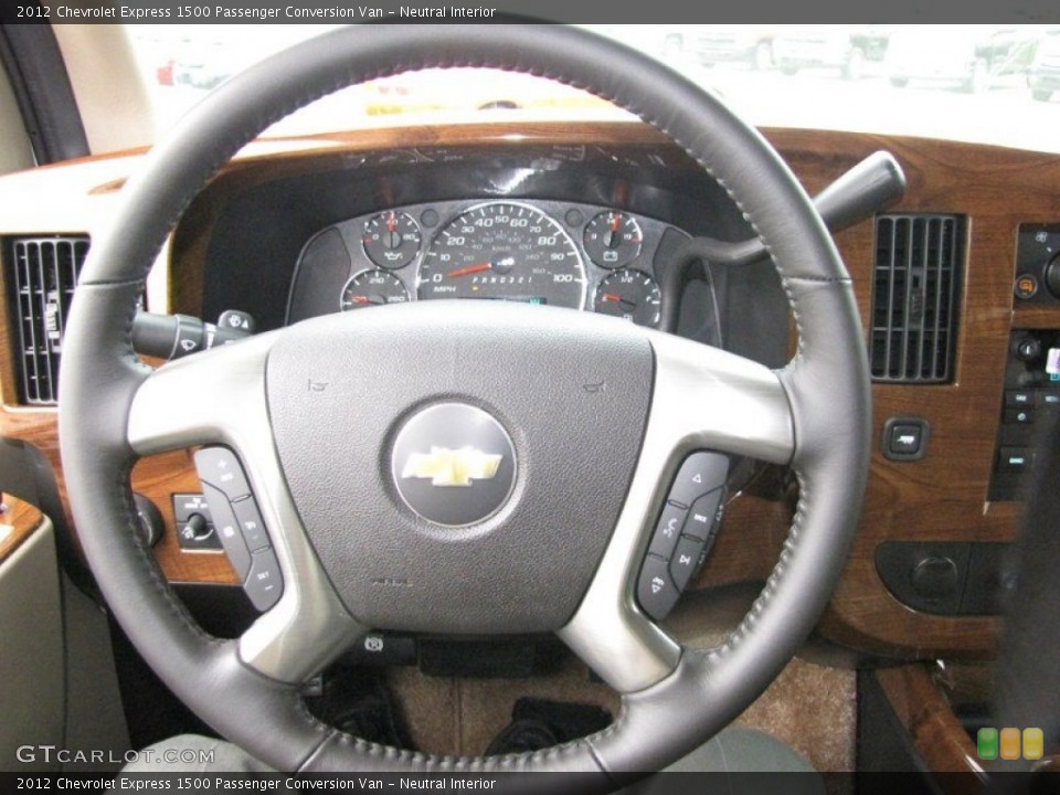 Neutral Interior Steering Wheel for the 2012 Chevrolet Express 1500 Passenger Conversion Van #70370190