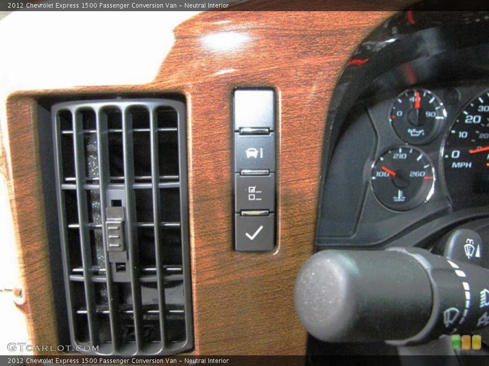 Neutral Interior Controls for the 2012 Chevrolet Express 1500 Passenger Conversion Van #70370217