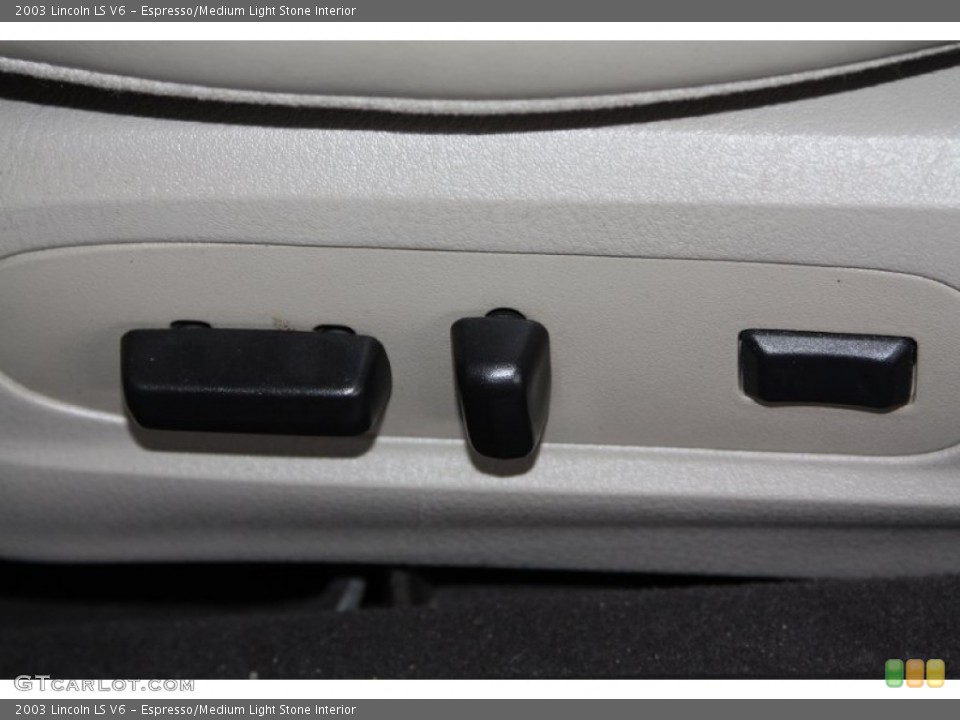 Espresso/Medium Light Stone Interior Controls for the 2003 Lincoln LS V6 #70371012
