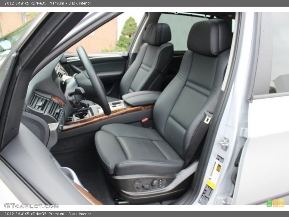 Black Interior Front Seat for the 2012 BMW X5 xDrive35i Premium #70371849