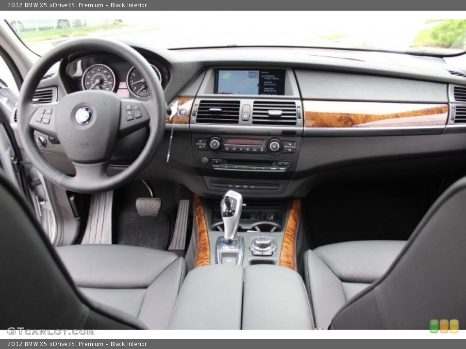 Black Interior Dashboard for the 2012 BMW X5 xDrive35i Premium #70371858