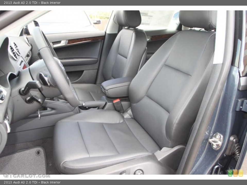 Black Interior Front Seat for the 2013 Audi A3 2.0 TDI #70371873