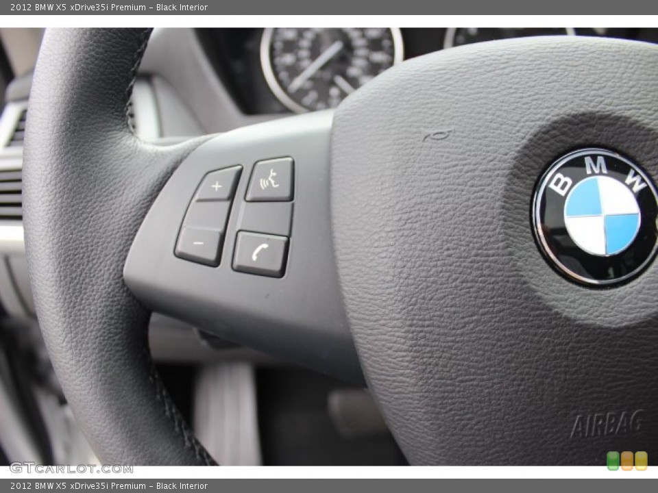Black Interior Controls for the 2012 BMW X5 xDrive35i Premium #70371894
