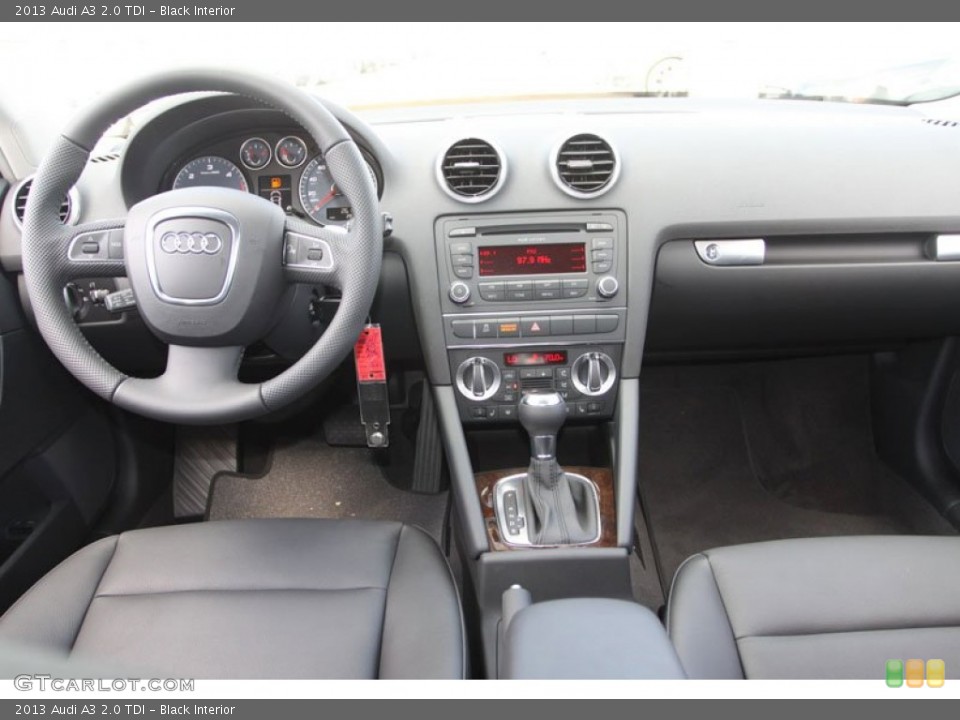 Black Interior Dashboard for the 2013 Audi A3 2.0 TDI #70371899