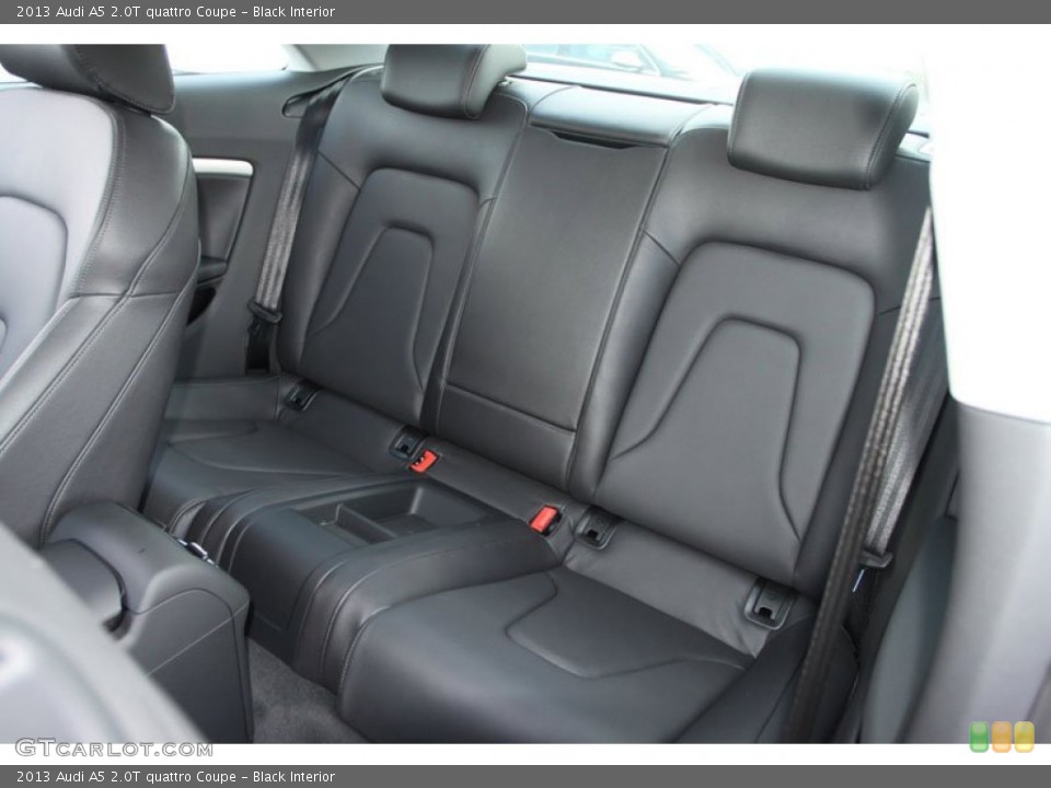 Black Interior Rear Seat for the 2013 Audi A5 2.0T quattro Coupe #70372125
