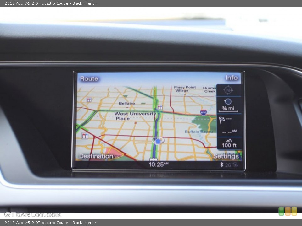 Black Interior Navigation for the 2013 Audi A5 2.0T quattro Coupe #70372152