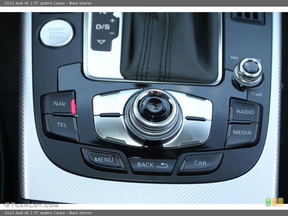 Black Interior Controls for the 2013 Audi A5 2.0T quattro Coupe #70372161