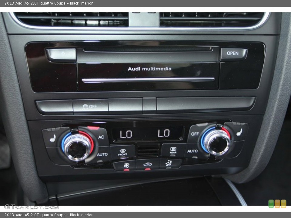 Black Interior Controls for the 2013 Audi A5 2.0T quattro Coupe #70372188