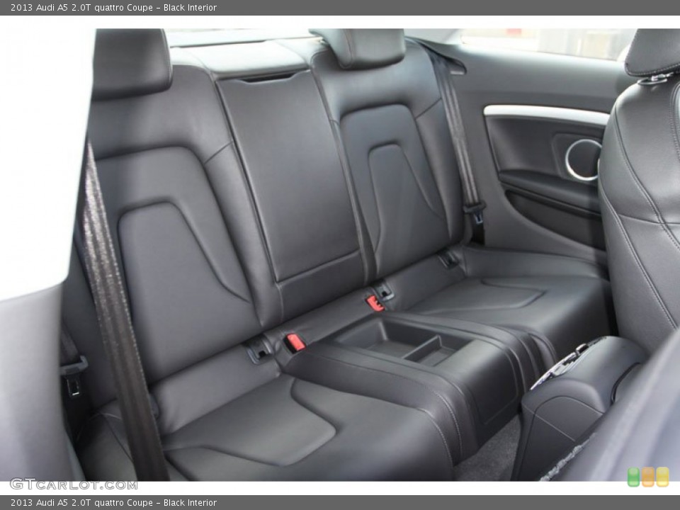 Black Interior Rear Seat for the 2013 Audi A5 2.0T quattro Coupe #70372202