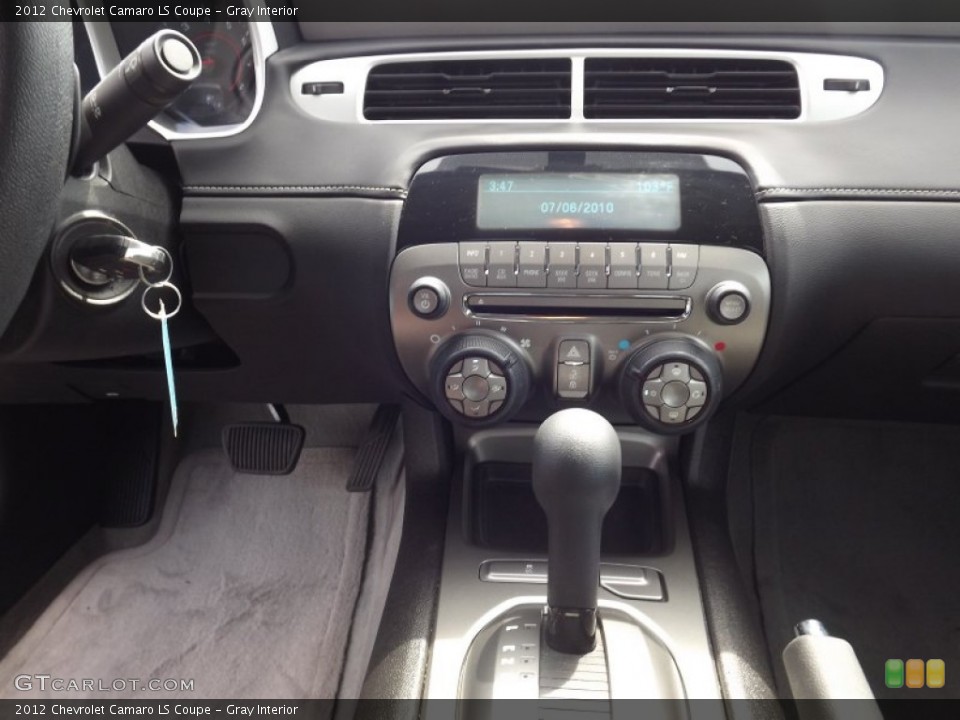 Gray Interior Controls for the 2012 Chevrolet Camaro LS Coupe #70372425