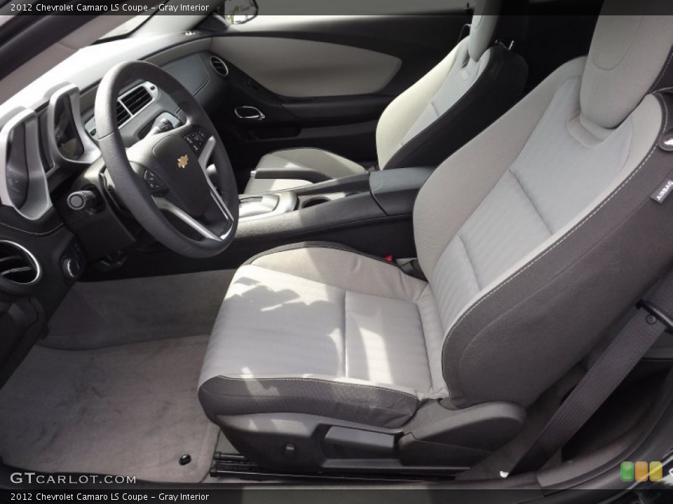 Gray Interior Front Seat for the 2012 Chevrolet Camaro LS Coupe #70372434