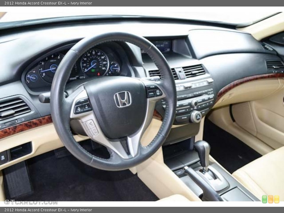 Ivory Interior Dashboard for the 2012 Honda Accord Crosstour EX-L #70372512