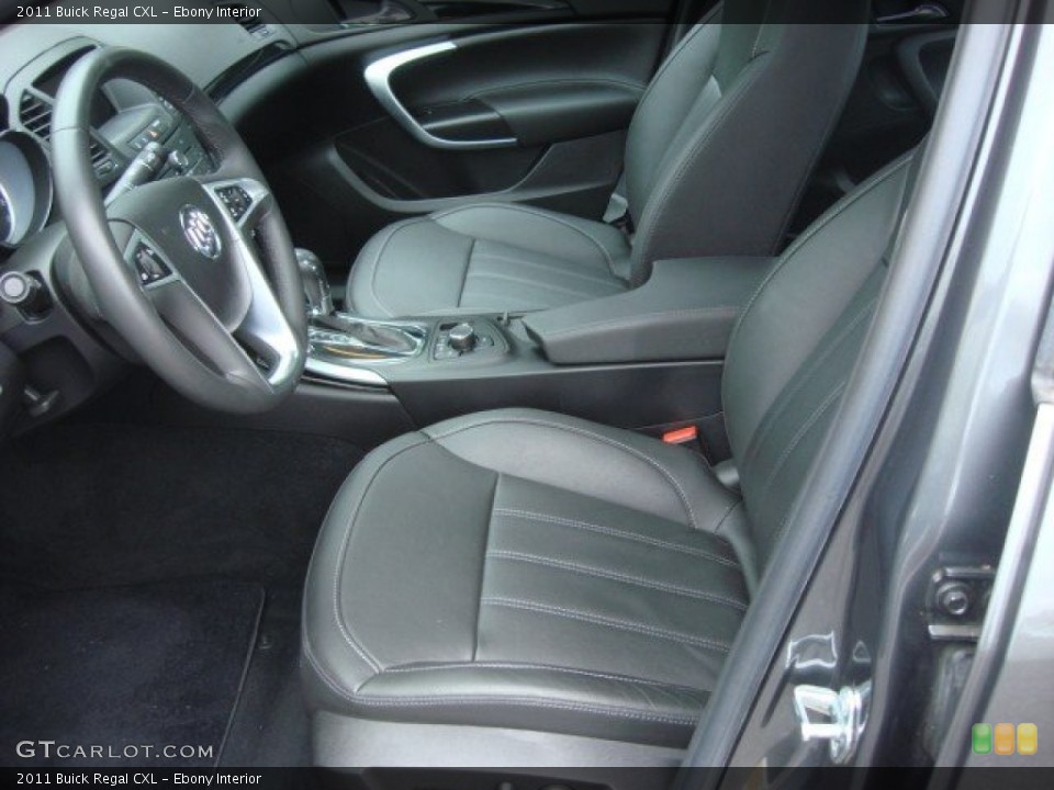 Ebony Interior Front Seat for the 2011 Buick Regal CXL #70373796