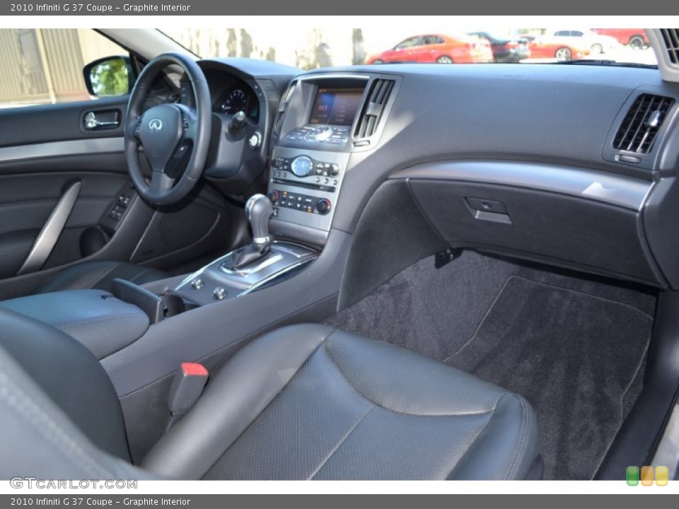 Graphite Interior Dashboard for the 2010 Infiniti G 37 Coupe #70376424