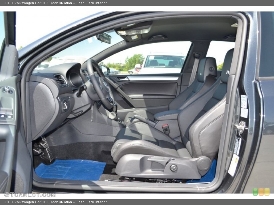 Titan Black Interior Photo for the 2013 Volkswagen Golf R 2 Door 4Motion #70377414