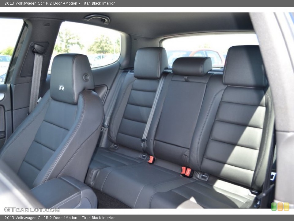 Titan Black Interior Rear Seat for the 2013 Volkswagen Golf R 2 Door 4Motion #70377423