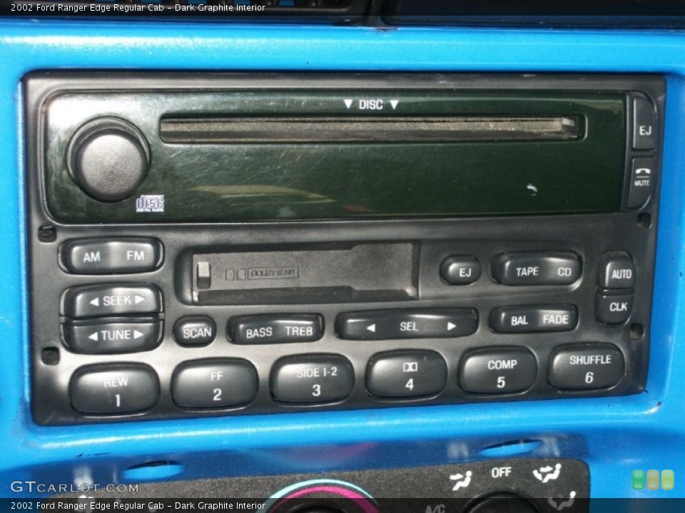 Dark Graphite Interior Audio System for the 2002 Ford Ranger Edge Regular Cab #70378065