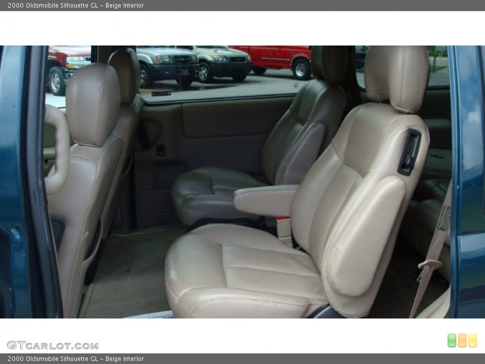 Beige Interior Rear Seat for the 2000 Oldsmobile Silhouette GL #70378119