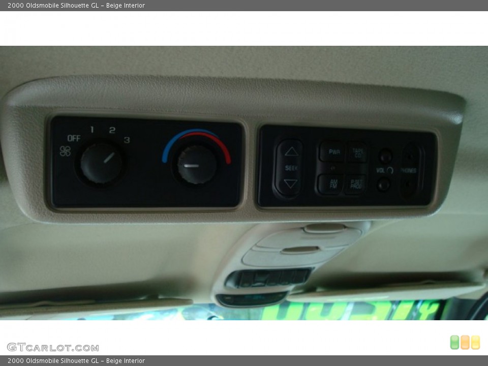 Beige Interior Controls for the 2000 Oldsmobile Silhouette GL #70378158