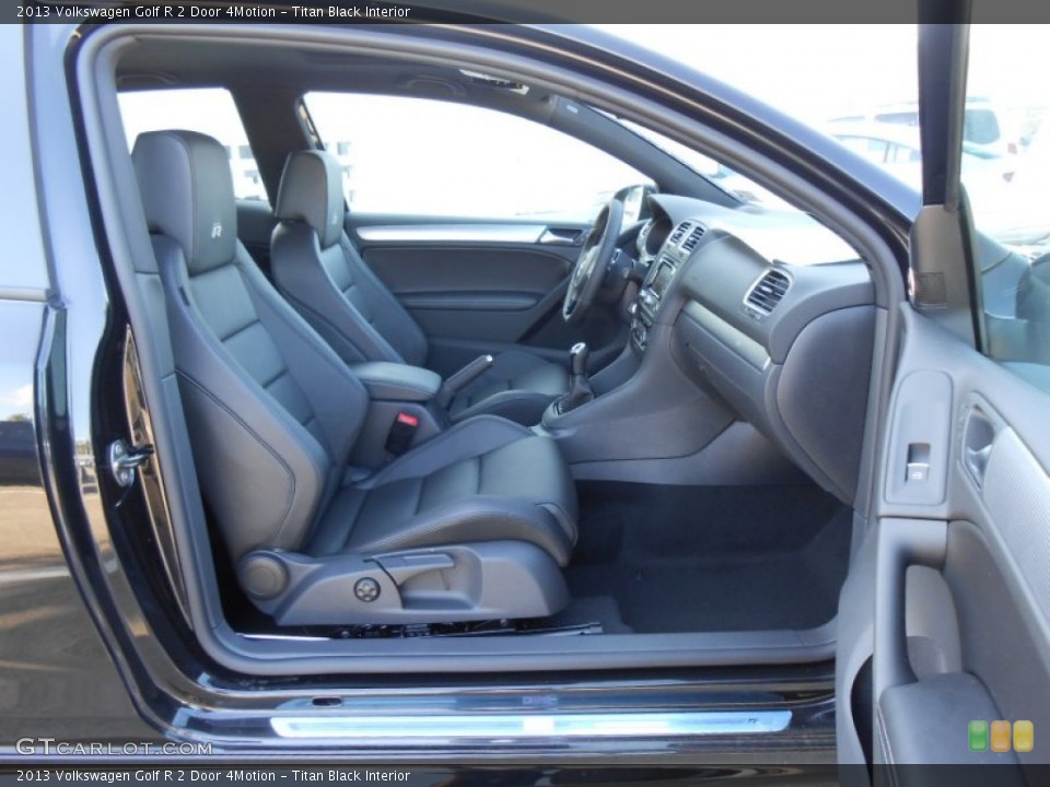 Titan Black Interior Photo for the 2013 Volkswagen Golf R 2 Door 4Motion #70379544