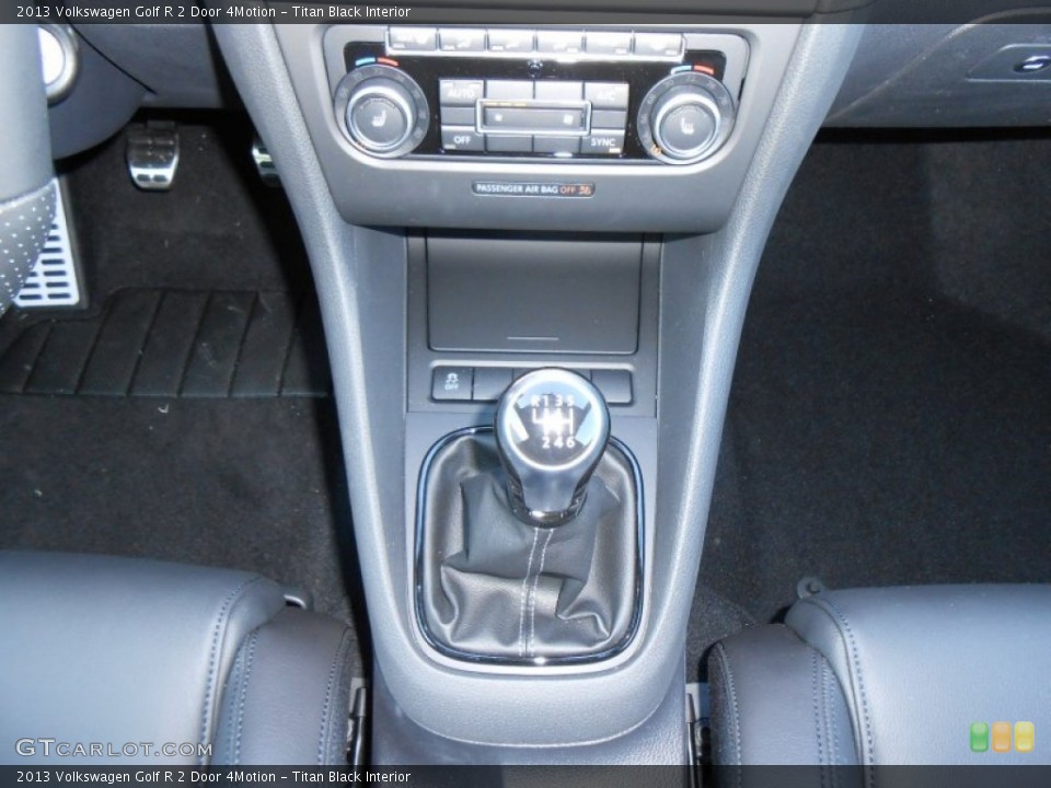 Titan Black Interior Transmission for the 2013 Volkswagen Golf R 2 Door 4Motion #70379589