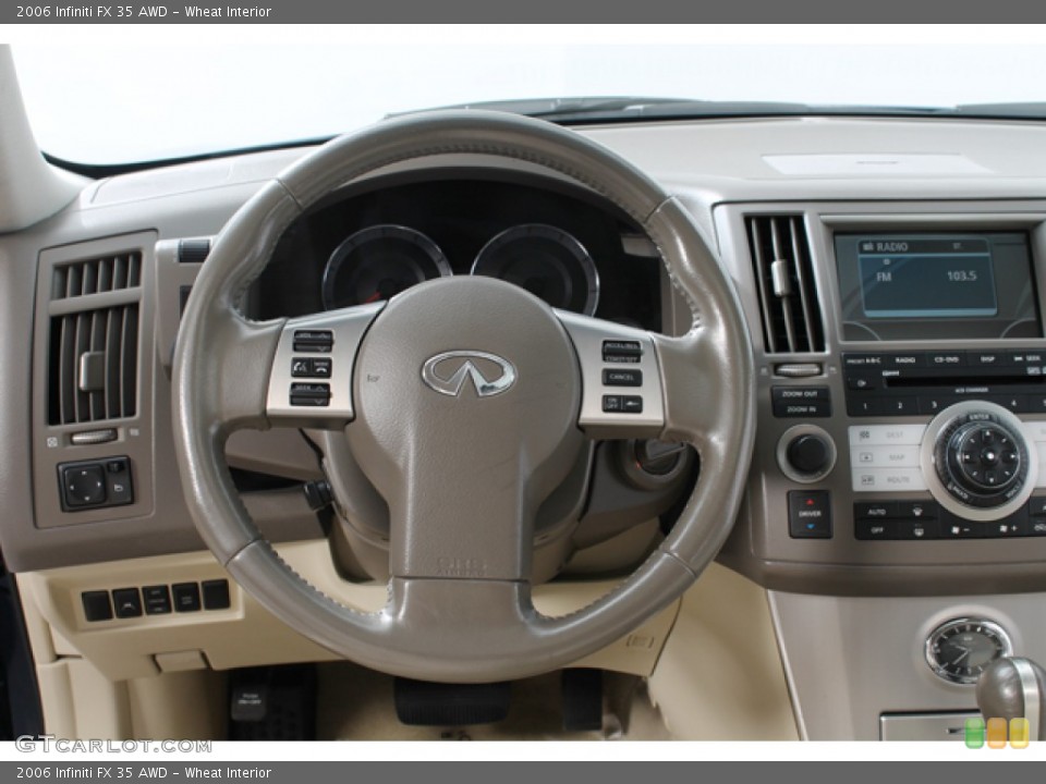 Wheat Interior Steering Wheel for the 2006 Infiniti FX 35 AWD #70380615