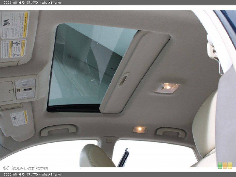 Wheat Interior Sunroof for the 2006 Infiniti FX 35 AWD #70380768