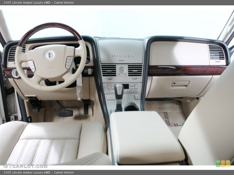 Camel Interior Dashboard for the 2005 Lincoln Aviator Luxury AWD #70381464