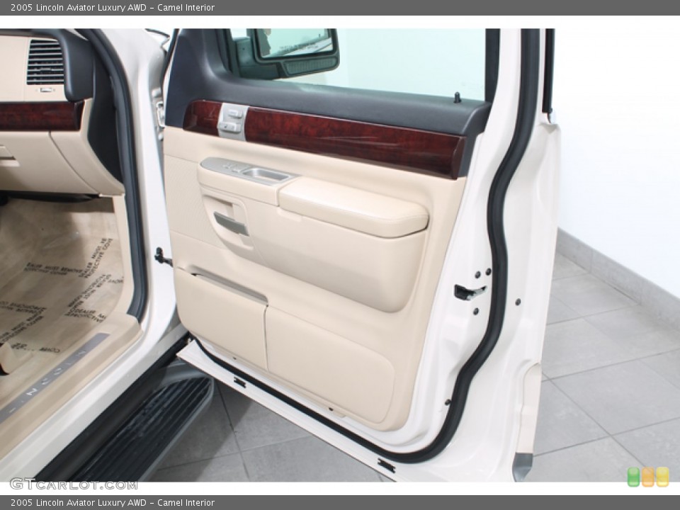 Camel Interior Door Panel for the 2005 Lincoln Aviator Luxury AWD #70381521